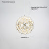 WOMO Designer LED Pendelleuchte SLV Chrom Kugel -WM2091 thumbnail