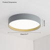 WOMO LED Deckenleuchte Flach Rund Skandinavisch-WM1017 thumbnail