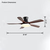 WOMO 5-Blatt-Deckenventilatorlampe, modern-WM5126 thumbnail