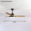 WOMO Scandi Wende-Deckenventilator mit Licht-WM5002 thumbnail