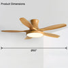 WOMO Scandi Große Deckenventilatorlampe zur bündigen Montage-WM5130 thumbnail
