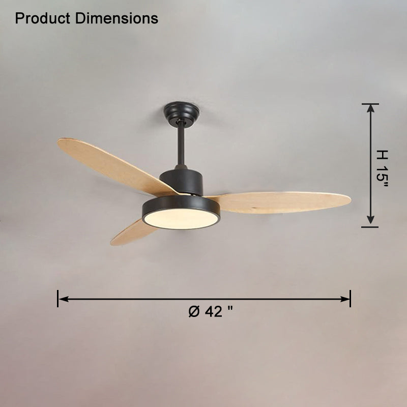 WOMO 3 Blade Ceiling Fan Lamp-WM5132