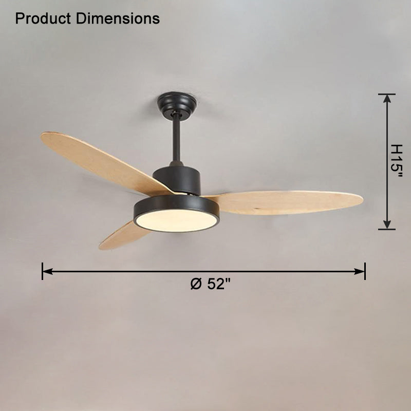 WOMO 3 Blade Ceiling Fan Lamp-WM5132