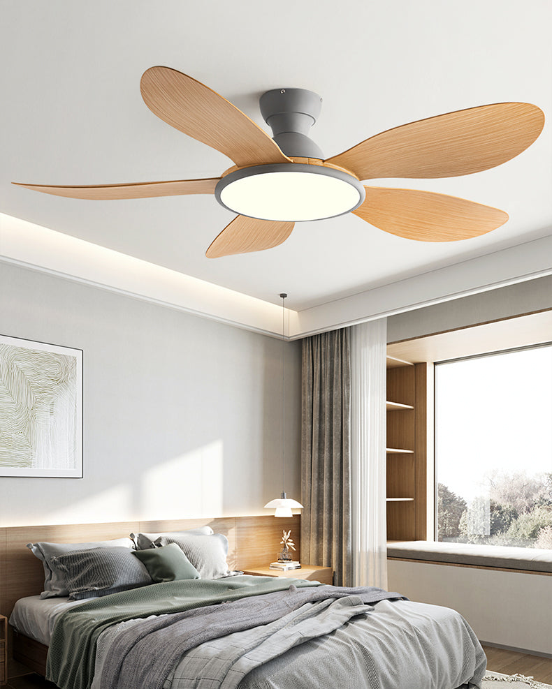 WOMO Low Profile Ceiling Fan with Bright Light - WM5153