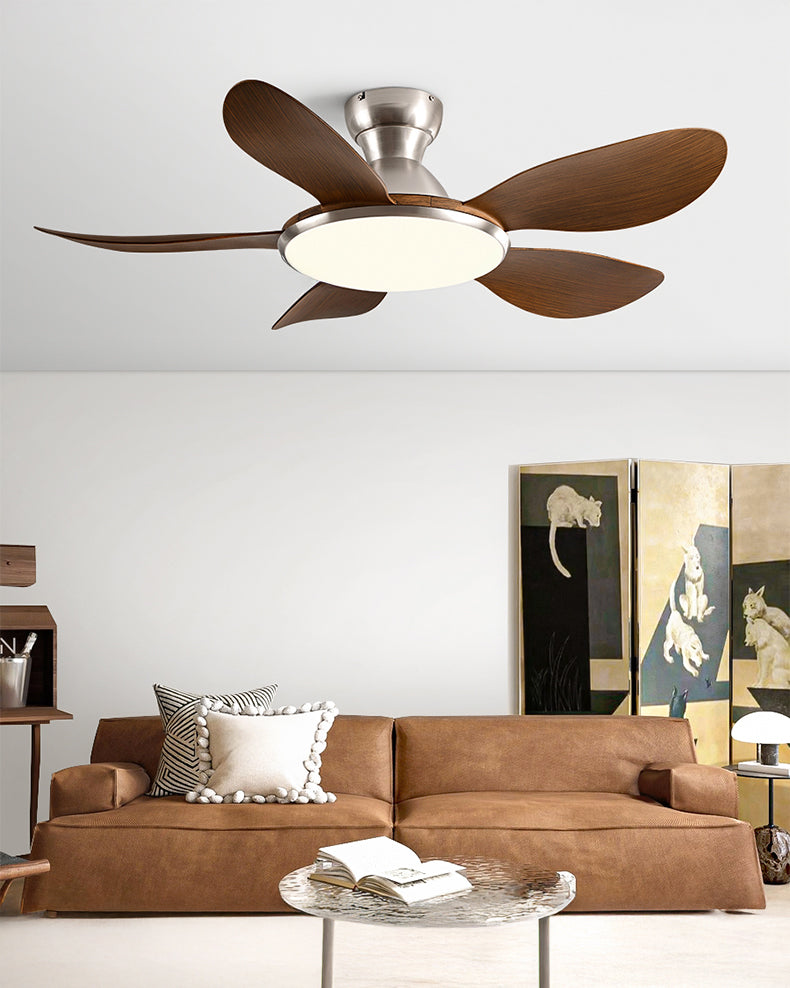 WOMO Low Profile Ceiling Fan with Bright Light - WM5155