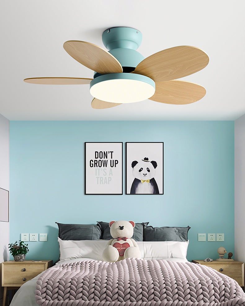WOMO Children Low Profile Ceiling Fan Lamp - WM5158