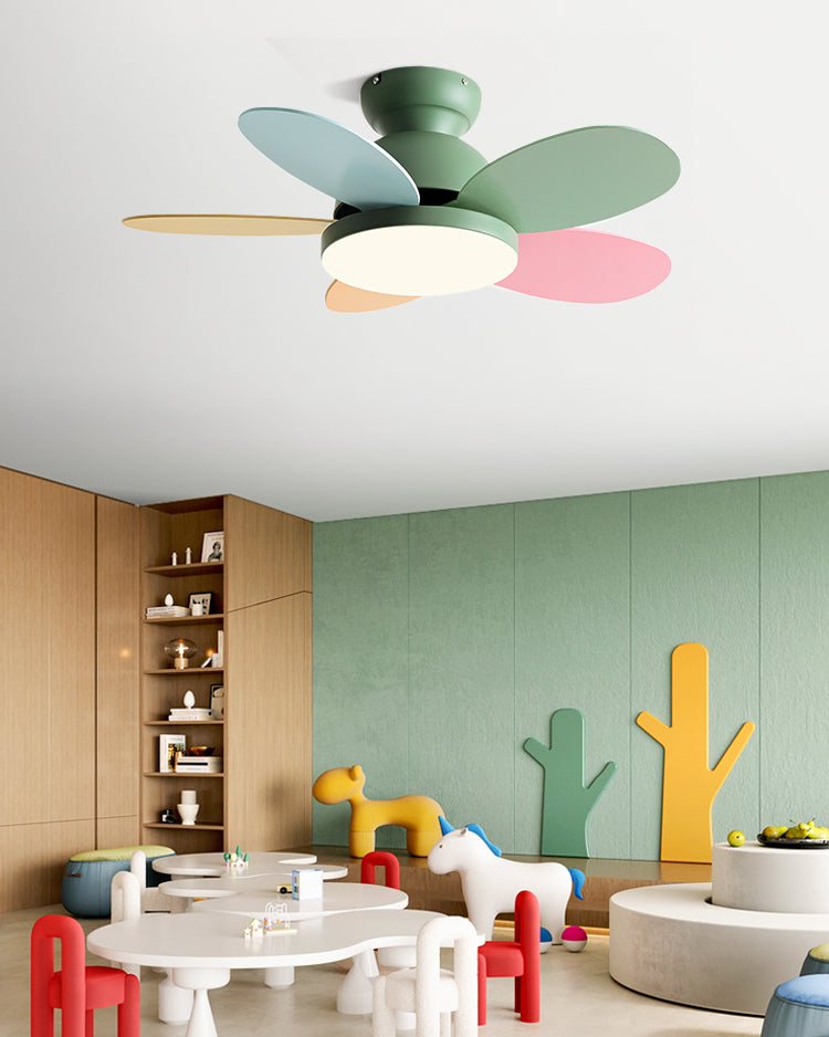 WOMO Children Low Profile Ceiling Fan Lamp - WM5157