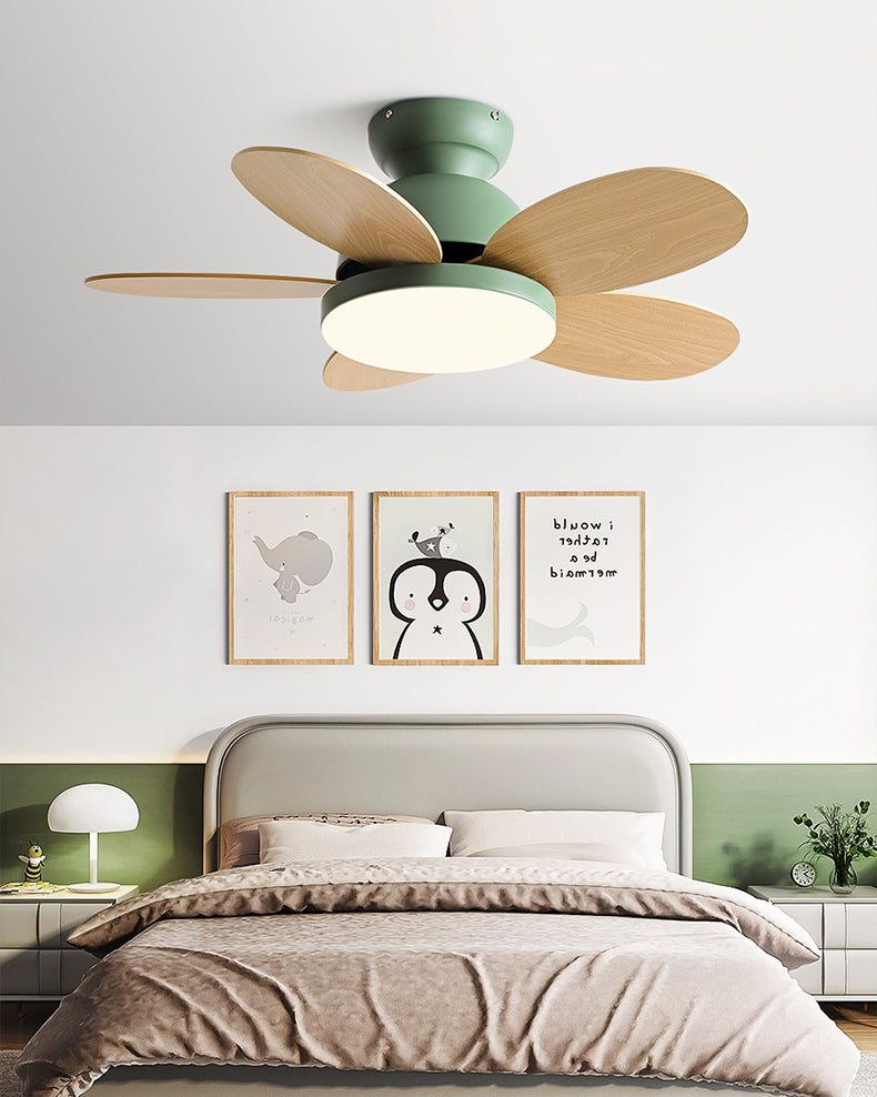 WOMO Children Low Profile Ceiling Fan Lamp - WM5158