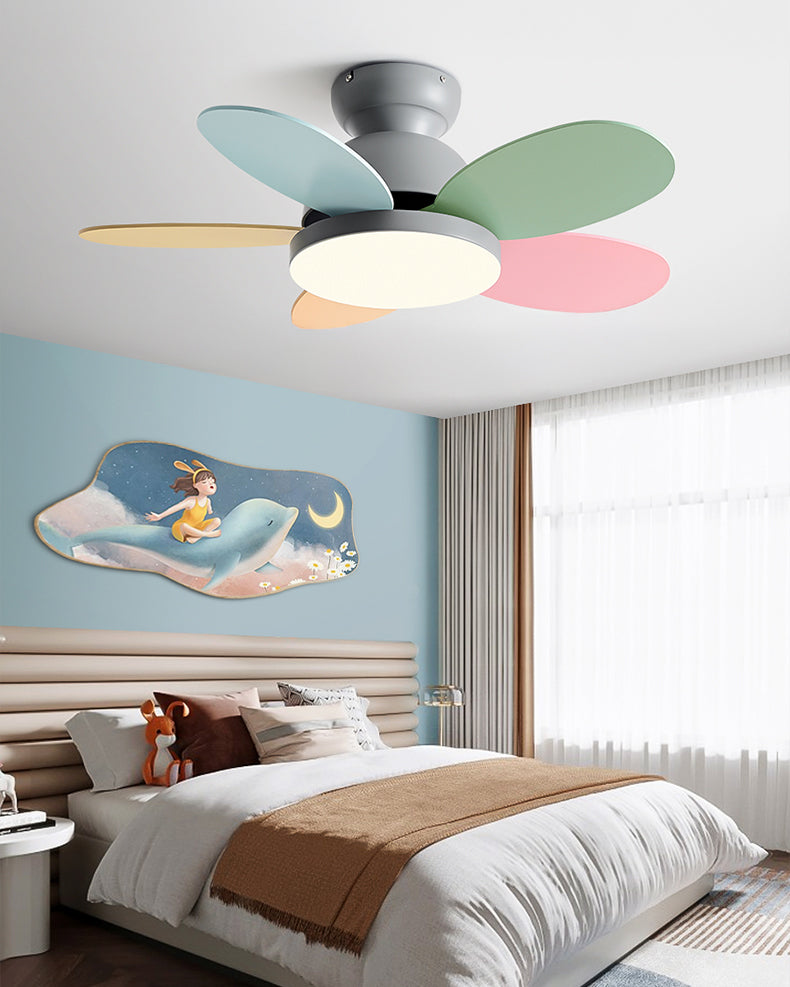 WOMO Children Low Profile Ceiling Fan Lamp - WM5157
