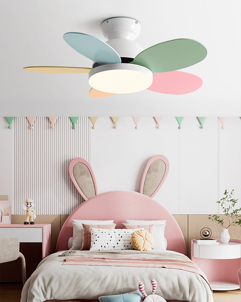 WOMO Children Low Profile Ceiling Fan Lamp - WM5157