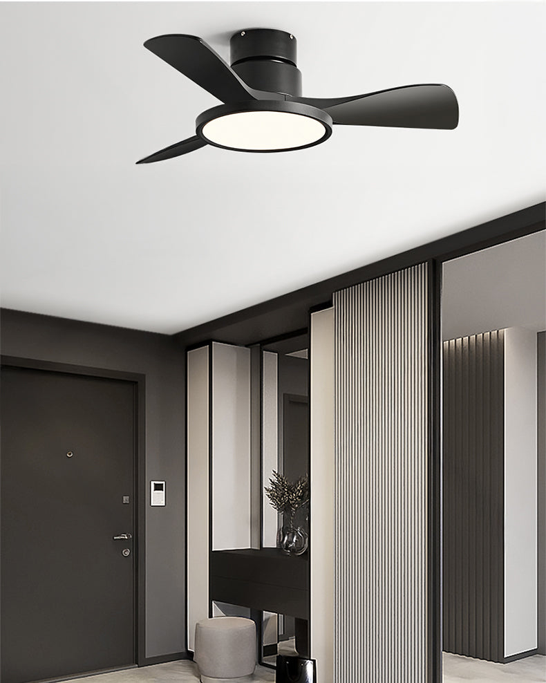 WOMO 3 Blade Low Profile Ceiling Fan Lamp - WM5170