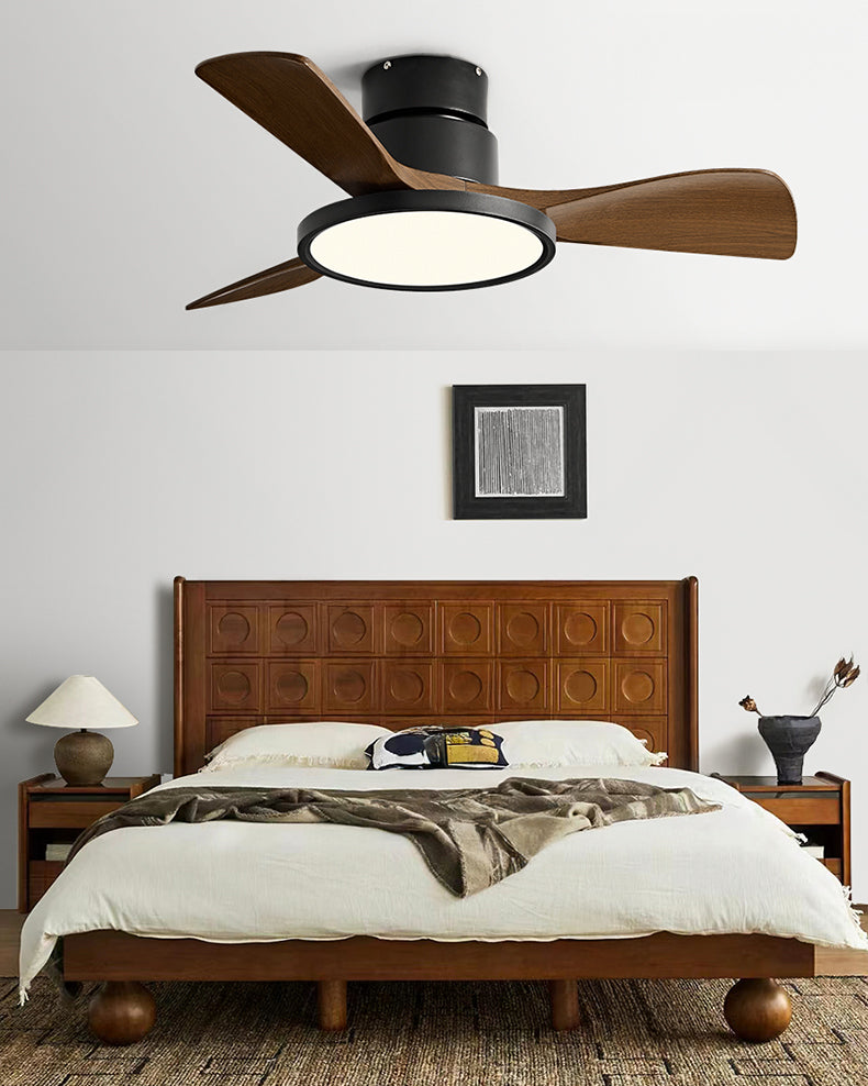 WOMO 3 Blade Low Profile Ceiling Fan Lamp - WM5170