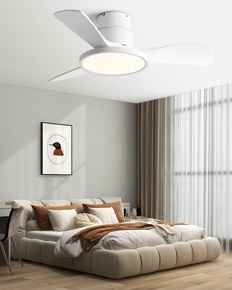 WOMO 3 Blade Low Profile Ceiling Fan Lamp - WM5170
