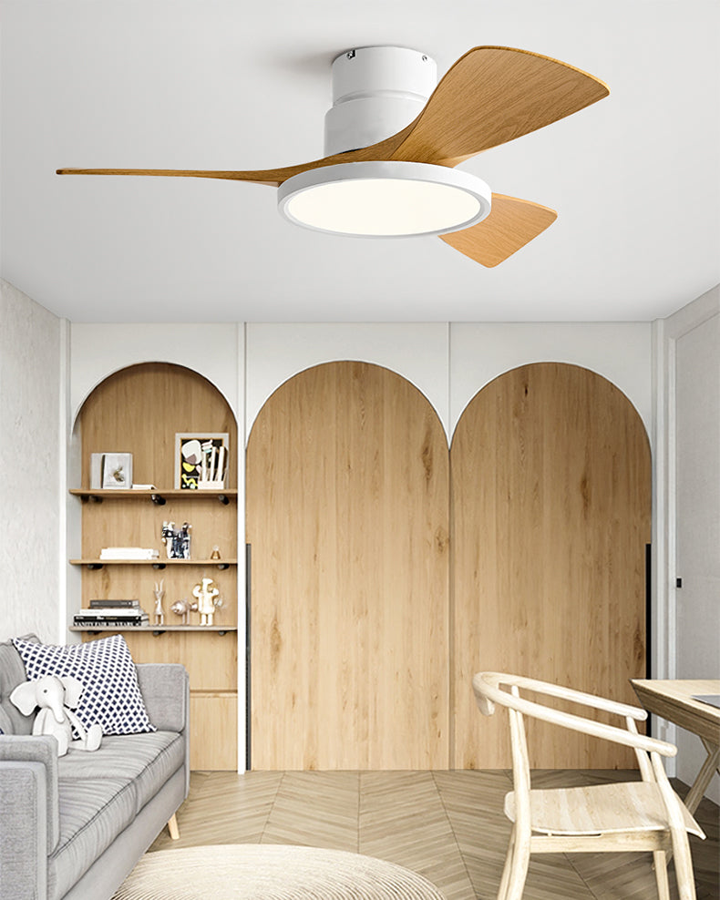WOMO 3 Blade Low Profile Ceiling Fan Lamp - WM5170