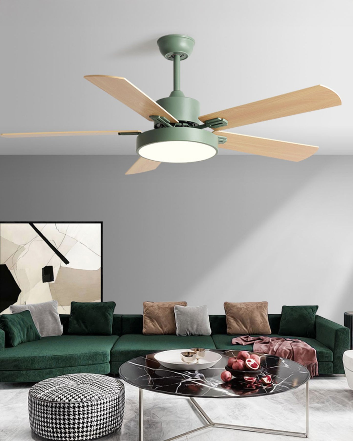 WOMO 5 Blade Ceiling Fan Lamp - WM5177