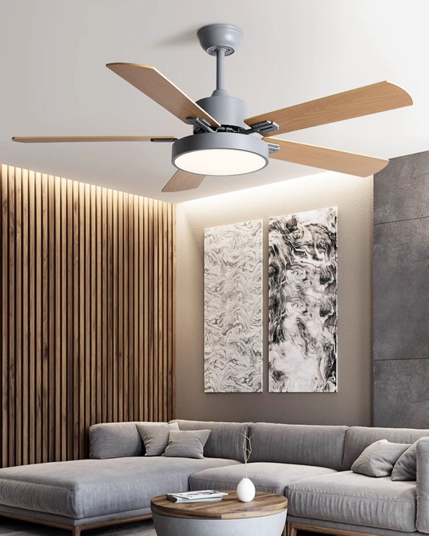 WOMO 5 Blade Ceiling Fan Lamp - WM5177