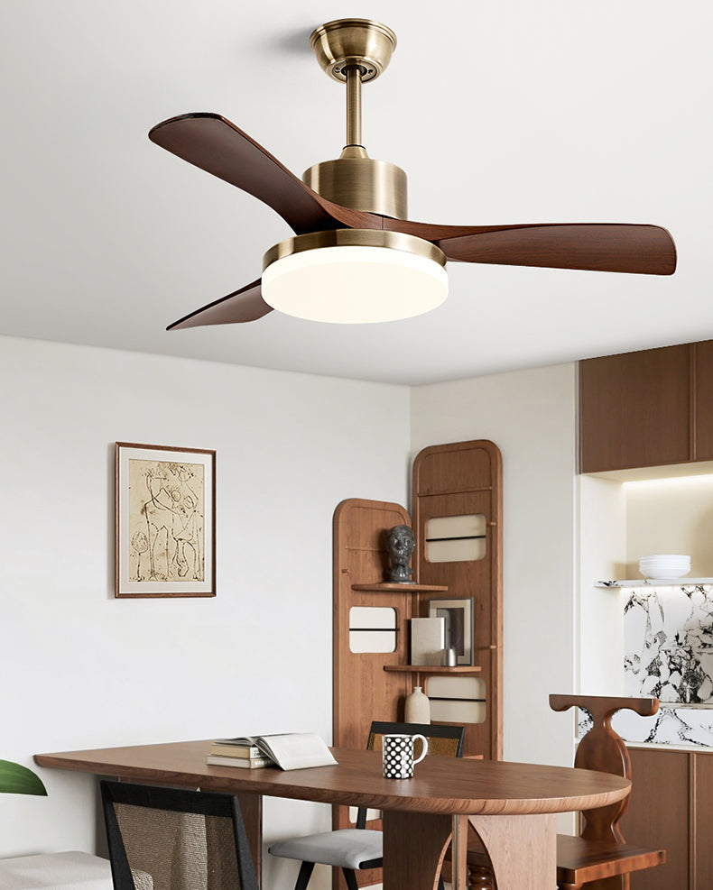 WOMO Antique Bronze Ceiling Fan Lamp - WM5183b