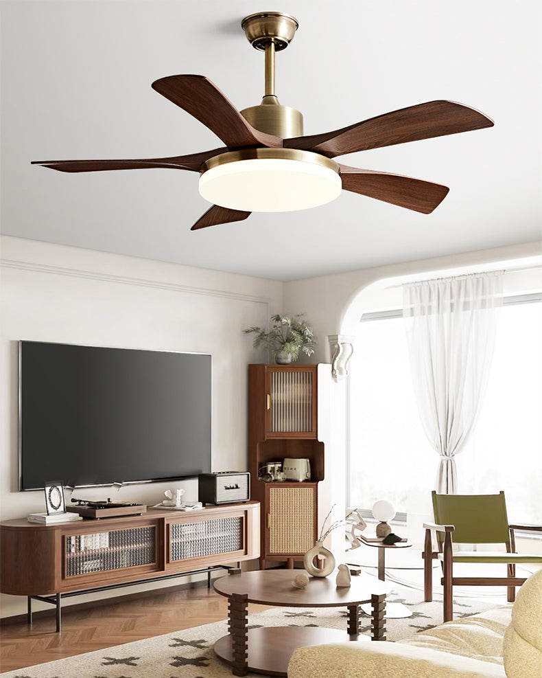WOMO Antique Bronze Ceiling Fan Lamp - WM5183b