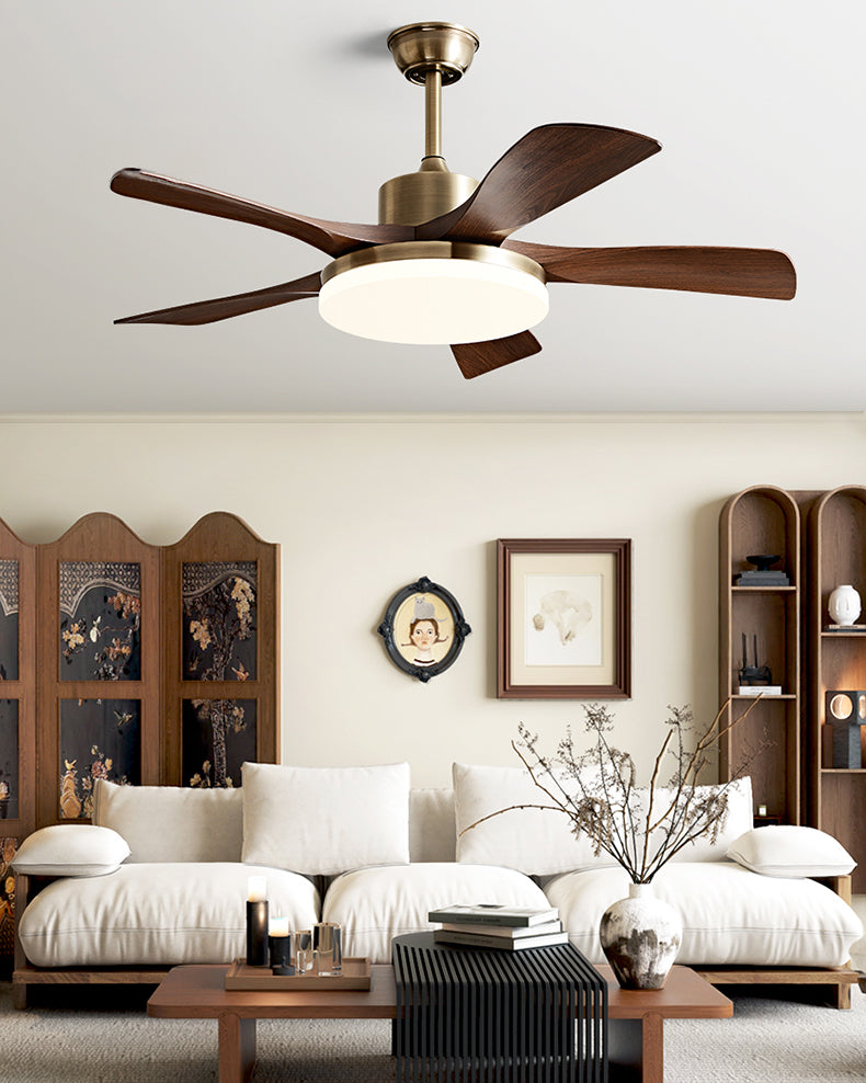 WOMO Antique Bronze Ceiling Fan Lamp - WM5183b