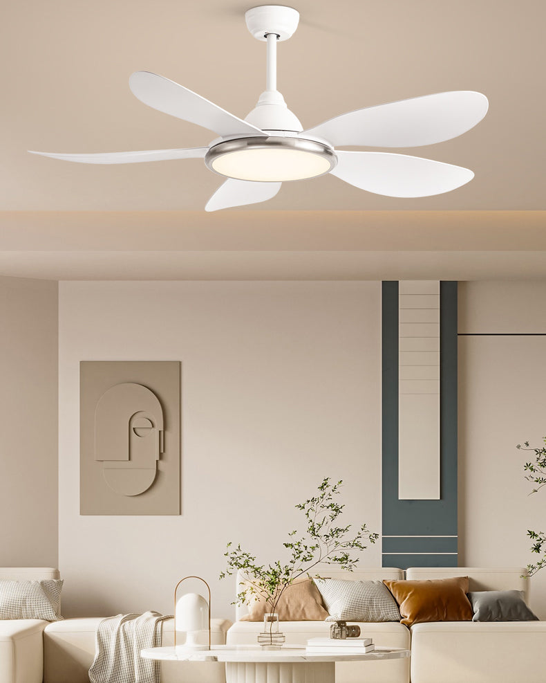WOMO Modern Oak-look Ceiling Fan Lamp - WM5185