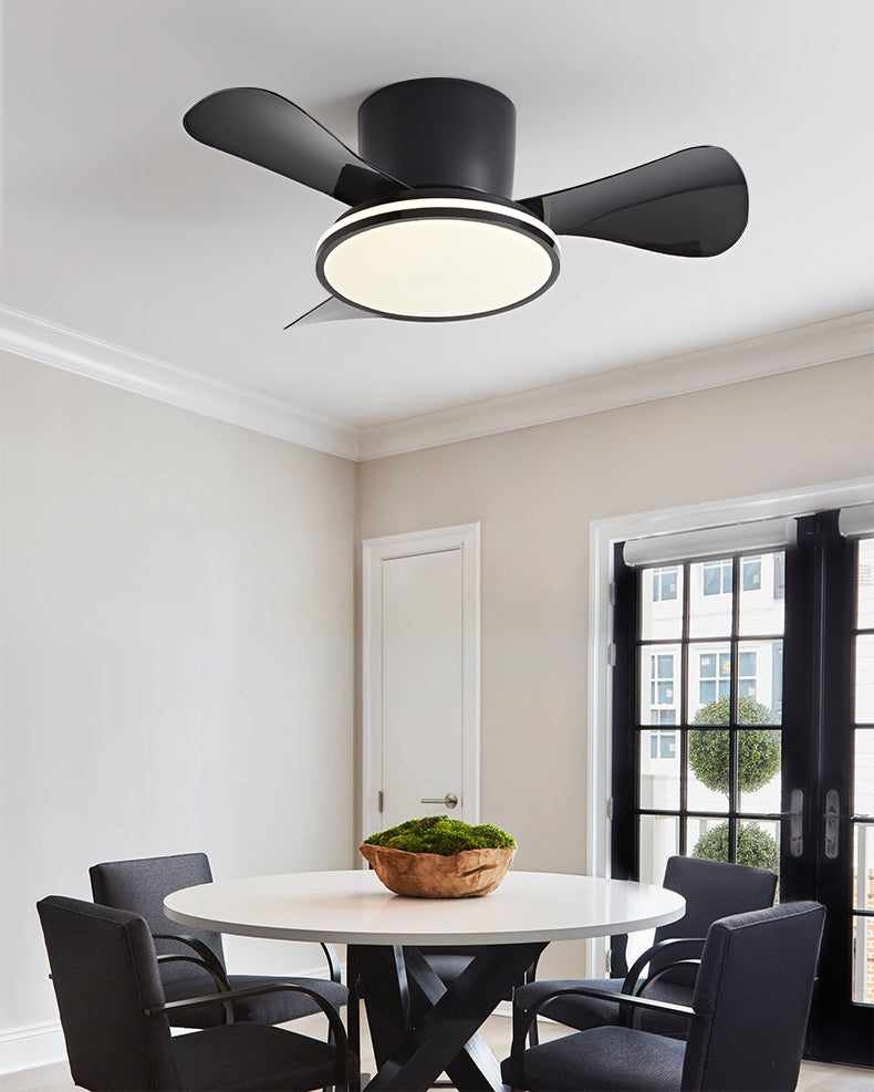 WOMO 28 Inch Small Hugger Ceiling Fan Lamp - WM5186