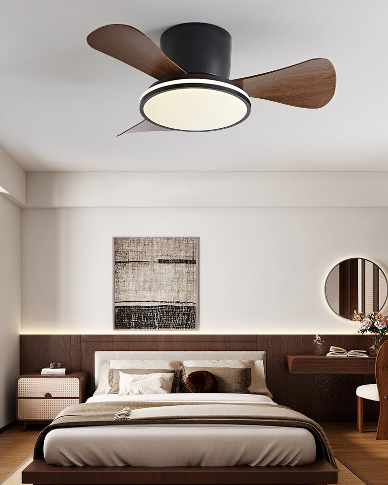 WOMO 28 Inch Small Hugger Ceiling Fan Lamp - WM5186