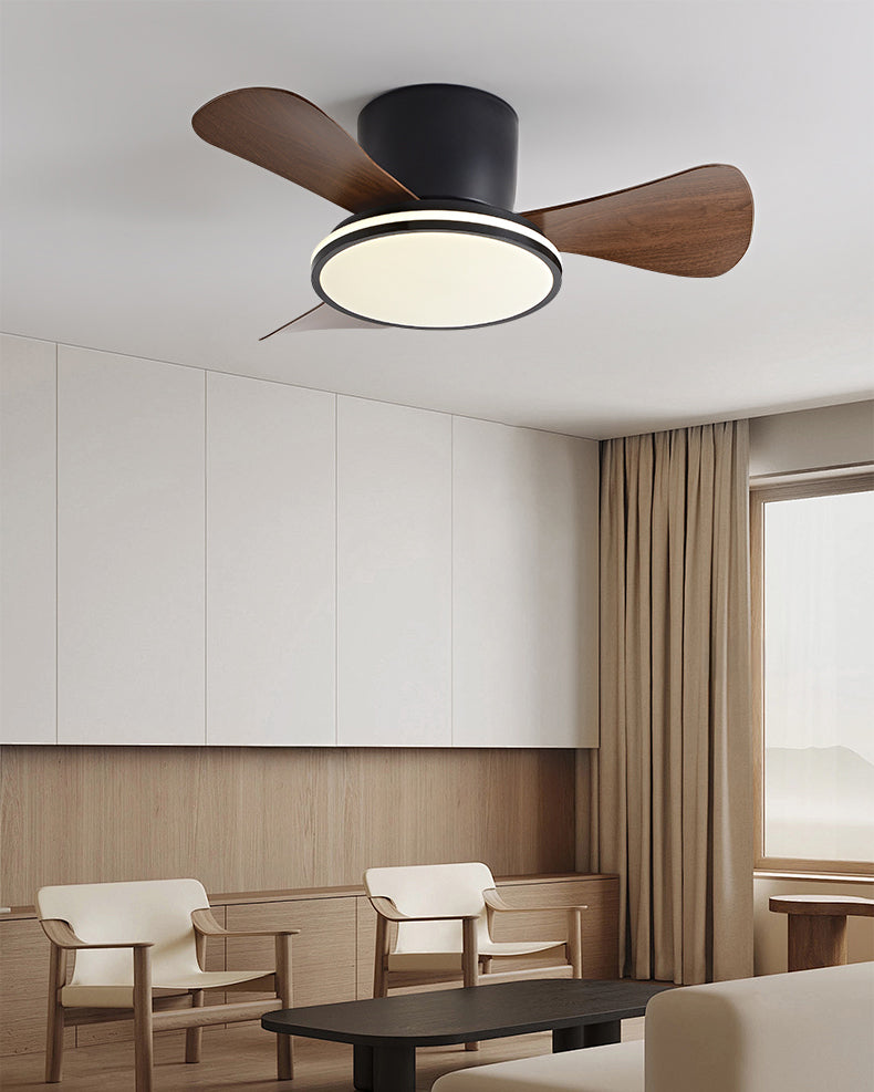 WOMO 28 Inch Small Hugger Ceiling Fan Lamp - WM5186