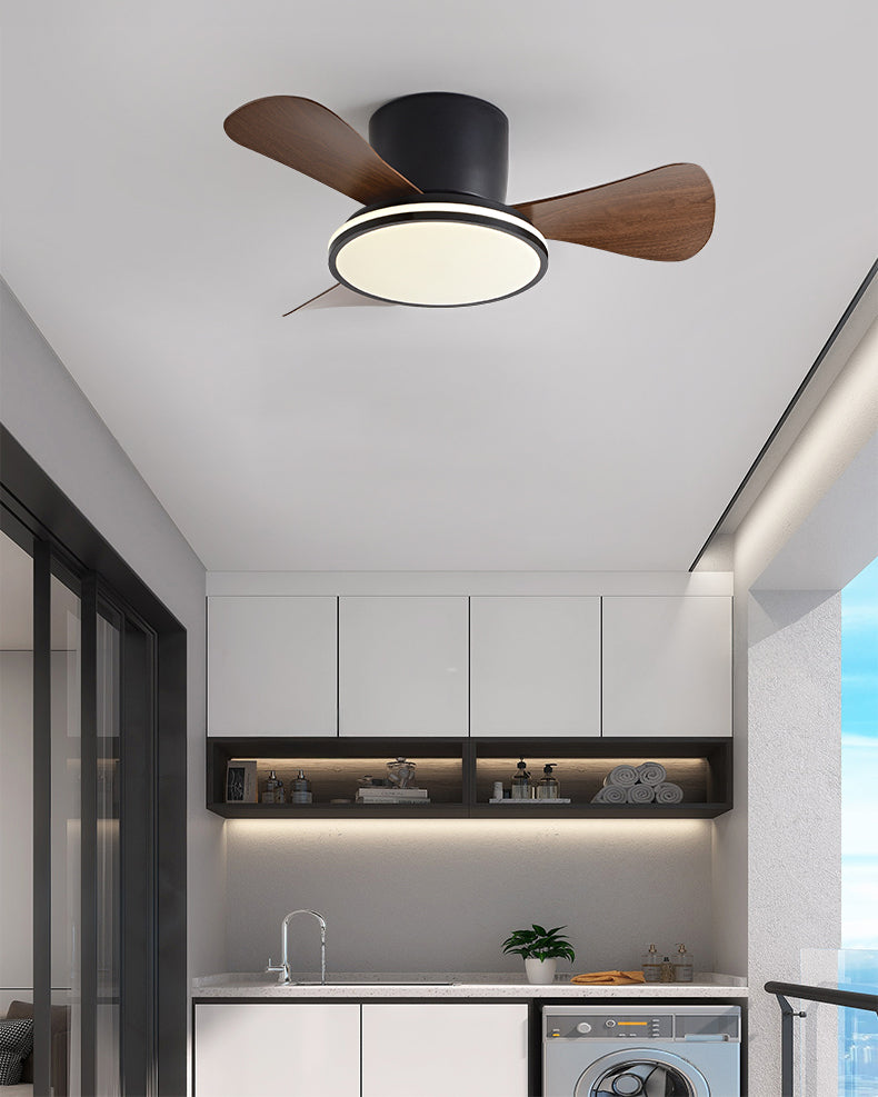 WOMO 28 Inch Small Hugger Ceiling Fan Lamp - WM5186