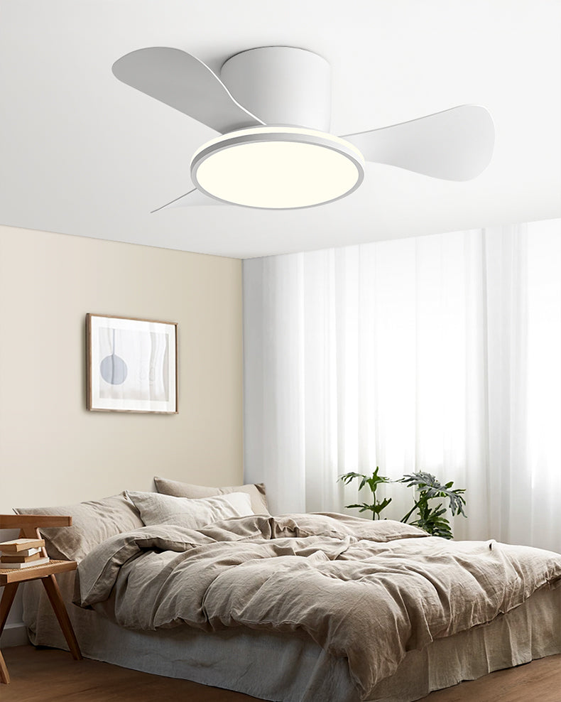 WOMO 28 Inch Small Hugger Ceiling Fan Lamp - WM5186