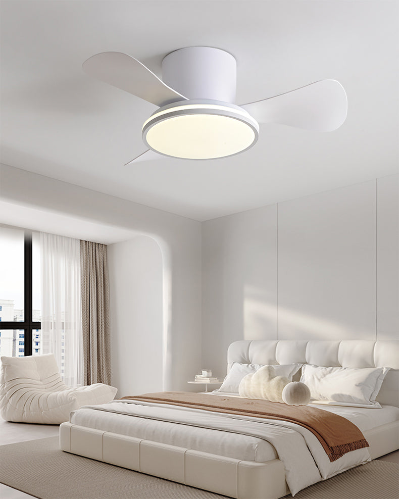 WOMO 28 Inch Small Hugger Ceiling Fan Lamp - WM5186