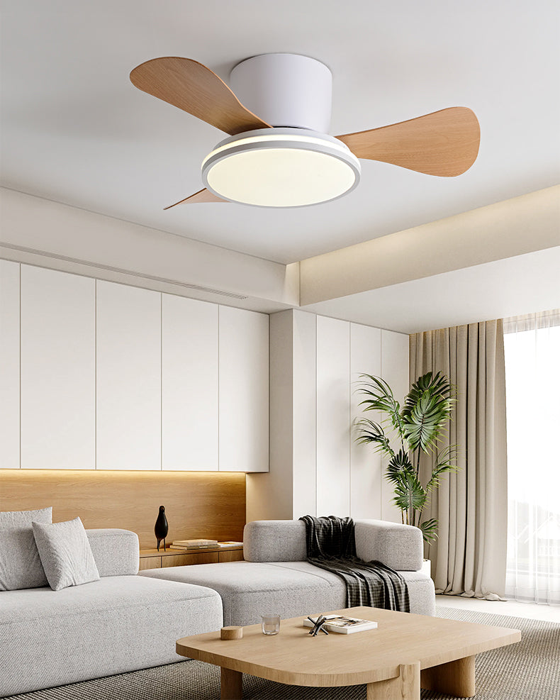 WOMO 28 Inch Small Hugger Ceiling Fan Lamp - WM5186