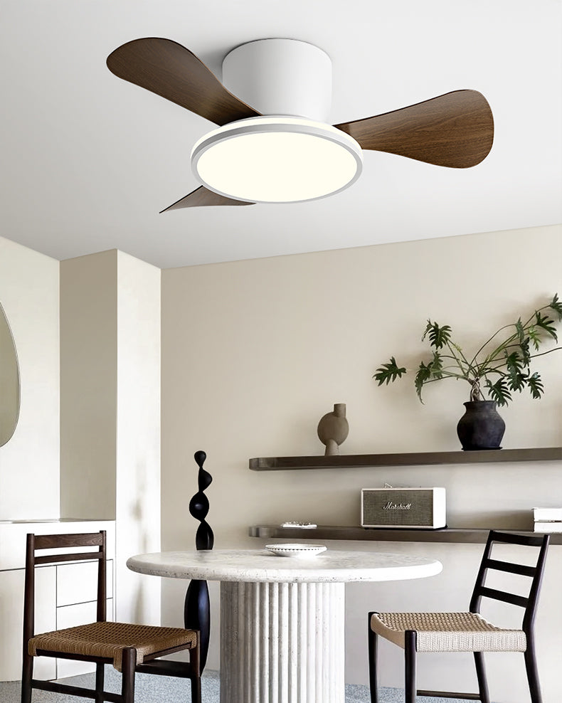 WOMO 28 Inch Small Hugger Ceiling Fan Lamp - WM5186
