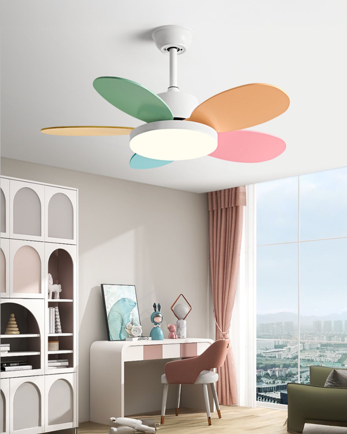 WOMO 36 Inch Children Ceiling Fan Lamp - WM5187