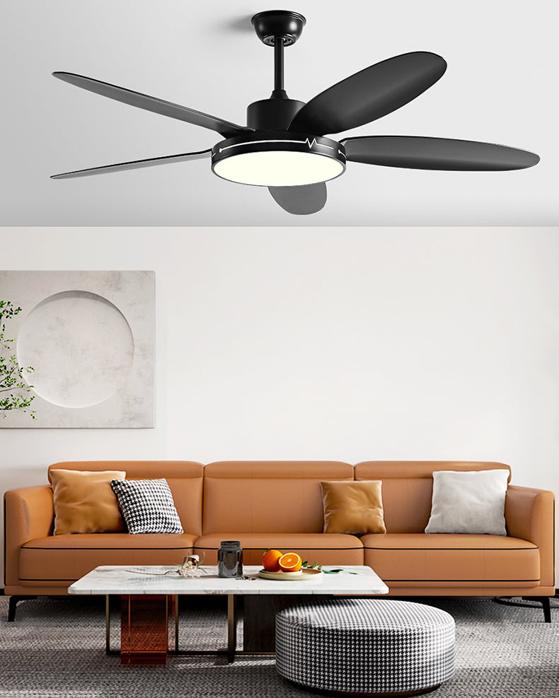 WOMO 5 Blade Modern Ceiling Fan Lamp - WM5189