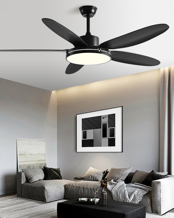WOMO 5 Blade Modern Ceiling Fan Lamp - WM5189