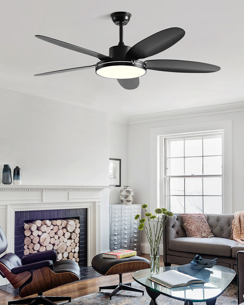 WOMO 5 Blade Modern Ceiling Fan Lamp - WM5189