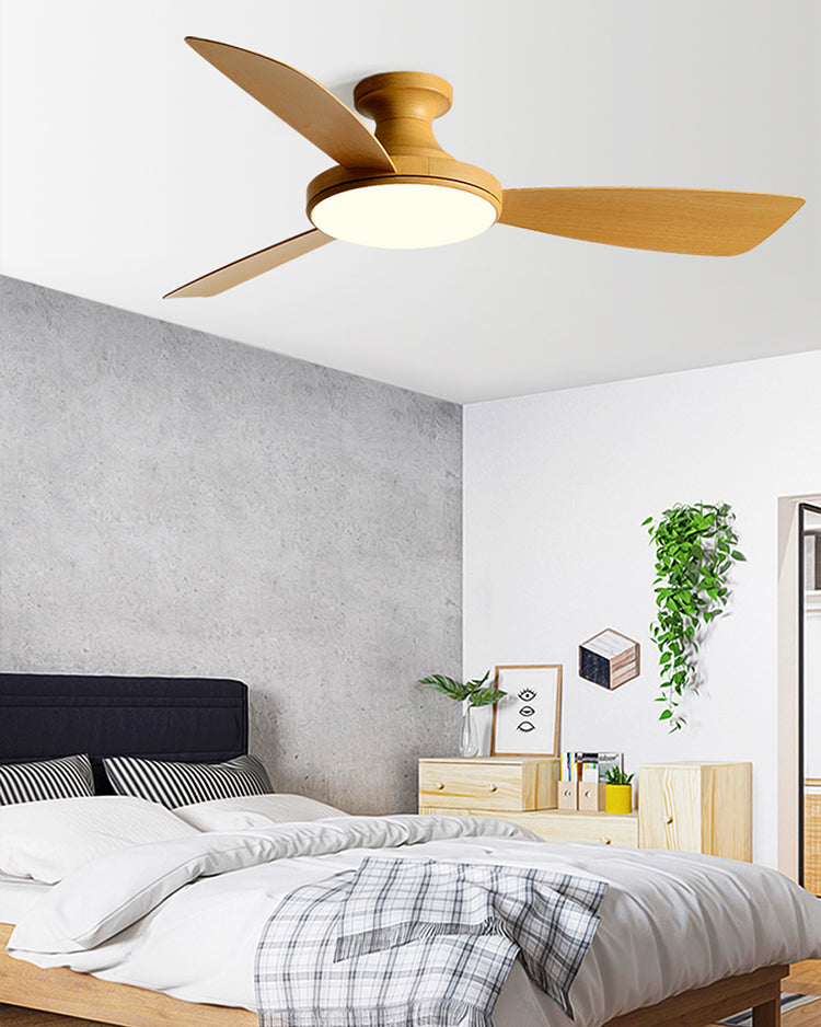 WOMO Modern Low Profile Ceiling Fan Lamp - WM5190