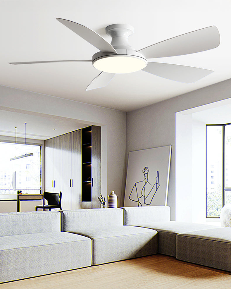 WOMO Modern Low Profile Ceiling Fan Lamp - WM5190
