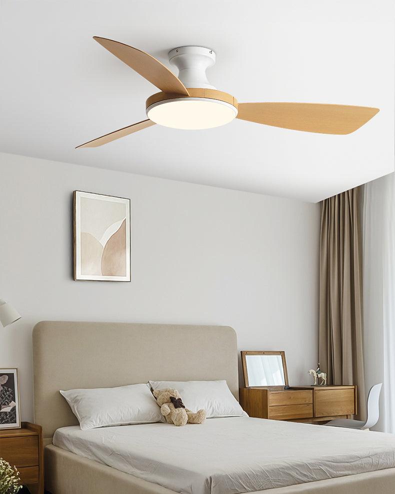 WOMO Modern Low Profile Ceiling Fan Lamp - WM5190