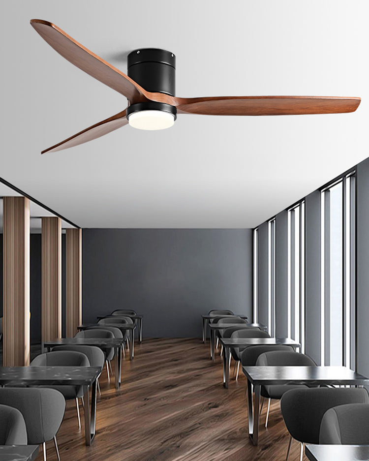 WOMO 3 Blade Low Profile Ceiling Fan Lamp - WM5193