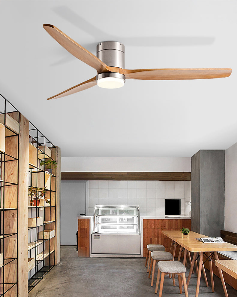 WOMO 3 Blade Low Profile Ceiling Fan Lamp - WM5193