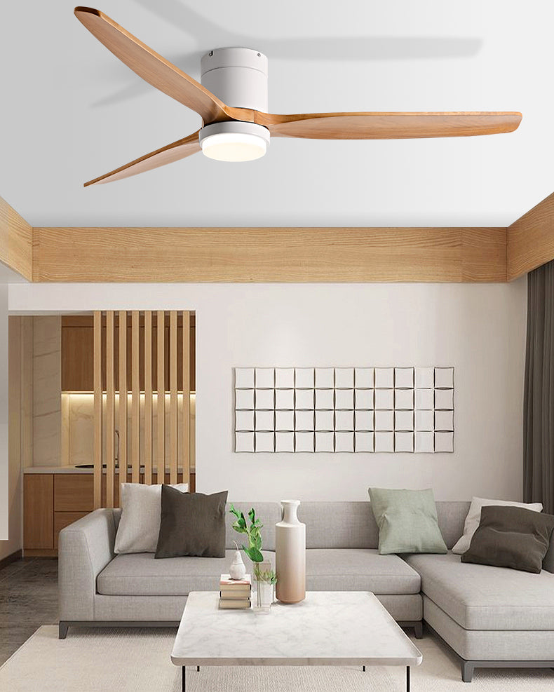 WOMO 3 Blade Low Profile Ceiling Fan Lamp - WM5193