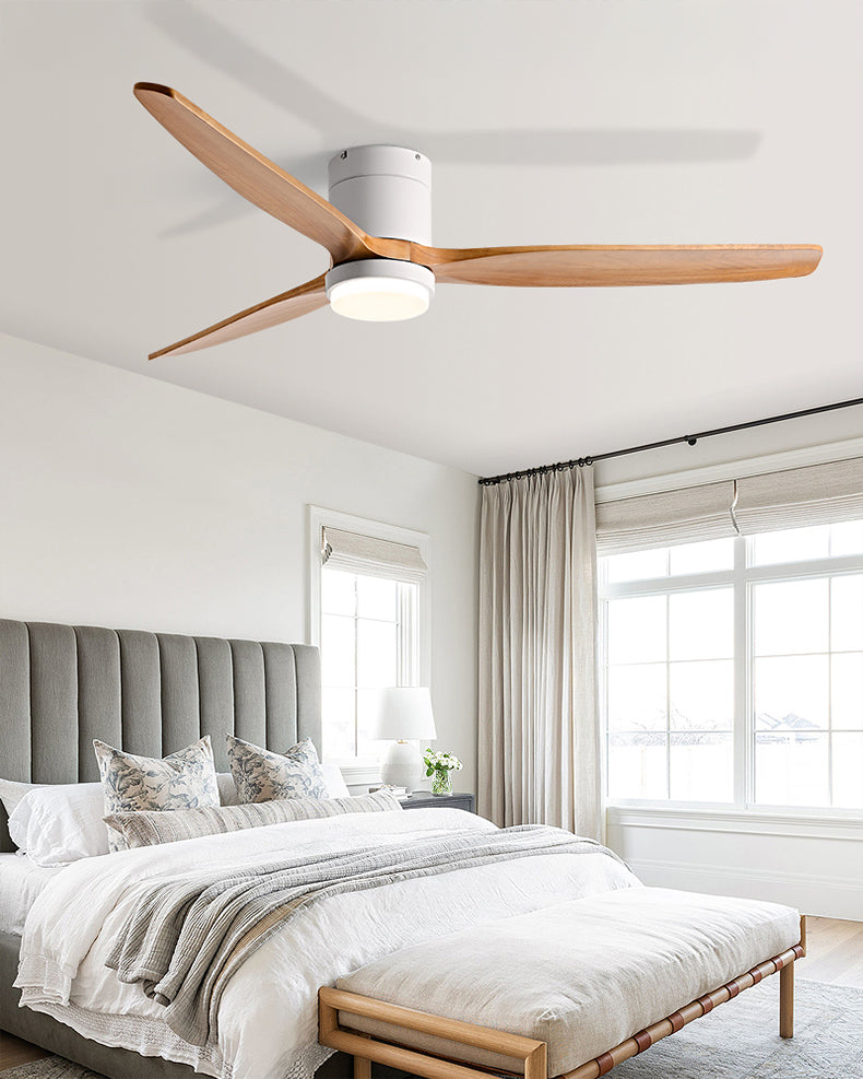 WOMO 3 Blade Low Profile Ceiling Fan Lamp - WM5193