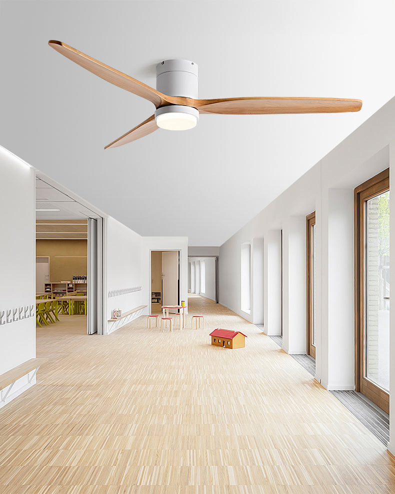 WOMO 3 Blade Low Profile Ceiling Fan Lamp - WM5193