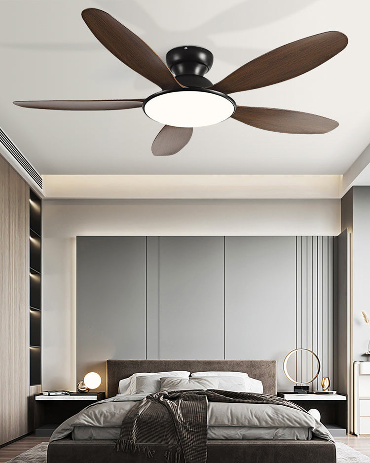 WOMO 5 Blade Low Profile Ceiling Fan Lamp - WM5194