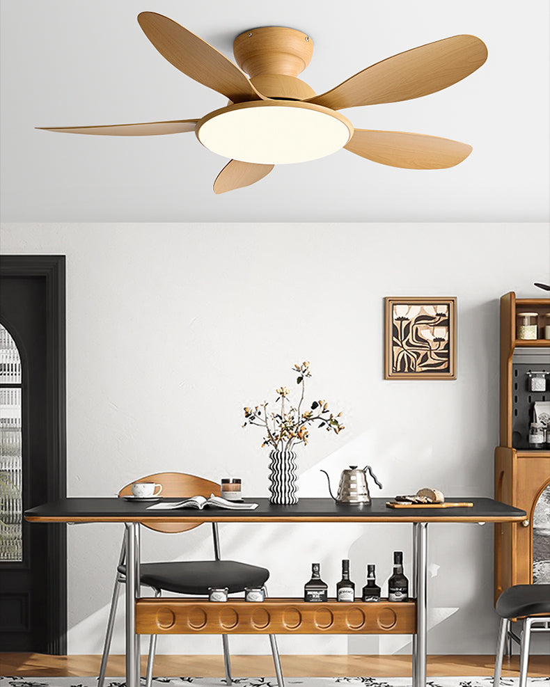 WOMO 5 Blade Low Profile Ceiling Fan Lamp - WM5194