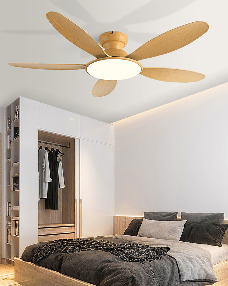 WOMO 5 Blade Low Profile Ceiling Fan Lamp - WM5194