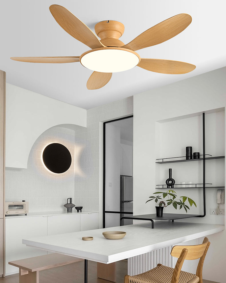 WOMO 5 Blade Low Profile Ceiling Fan Lamp - WM5194