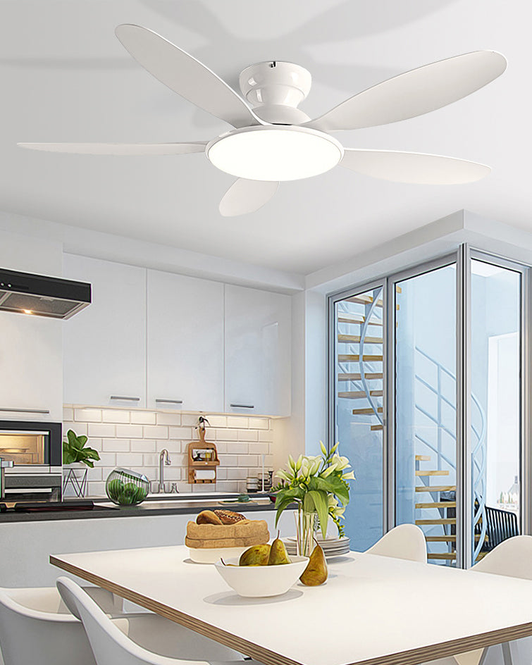 WOMO 5 Blade Low Profile Ceiling Fan Lamp - WM5194