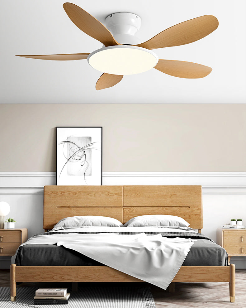 WOMO 5 Blade Low Profile Ceiling Fan Lamp - WM5194